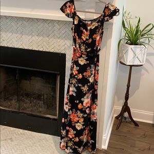 Flower maxi dress